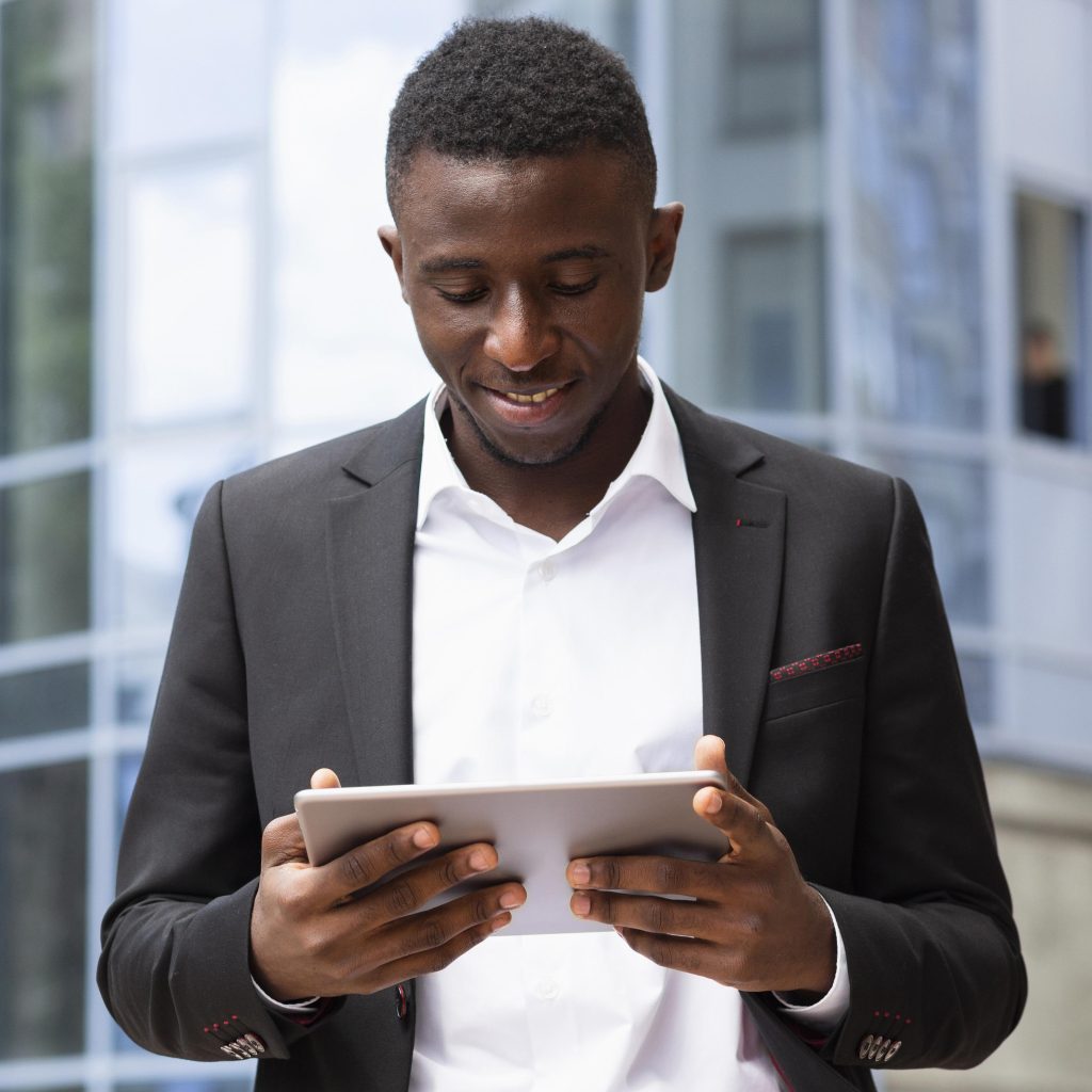 working covid office concept